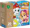 Clementoni Puzzel Paw Patrol 2x20 Stukjes