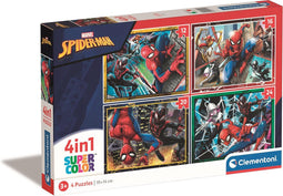 Clementoni - Puzzle Spiderman 4in1 - 21515