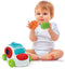 Clementoni Soft Clemmy - Sensory Car - Stapelblokken - Baby Blokken - 8 Speelblokken met Vormendoos Auto - 6-36 maanden