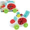Clementoni Soft Clemmy - Sensory Car - Stapelblokken - Baby Blokken - 8 Speelblokken met Vormendoos Auto - 6-36 maanden