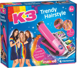 Clementoni Studio 100 - K3 Trendy Hairstyle - Haarstyling Set Voor Kinderen - Vanaf 6 jaar