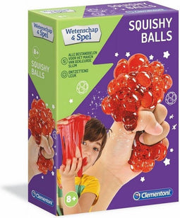 Clementoni Wetenschap & Spel Fun - Squishy Ballen, wetenschappelijk laboratorium, experimenteerset voor kinderen, 8+ jaar, 66950