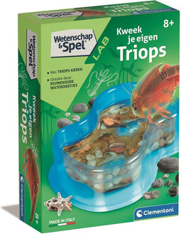 Clementoni Wetenschap & Spel - Kweek je eigen Triops - Experimenteerdoos - Educatief Speelgoed 8+ Jaar