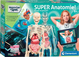 Clementoni Wetenschap & Spel - Super Anatomie - Het Menselijk Lichaam - Educatief Speelgoed - Vanaf 8 jaar