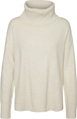VERO MODA VMDOFFY - Gebreide poncho - Waterval hals - Maat S