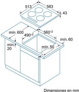 Balay 3EB720XR - Vitro-keramische kookplaat