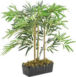 vidaXL - Kunstplant - bamboe - 368 - bladeren - 80 - cm - groen