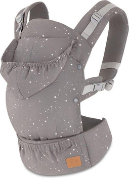 Kinderkraft HUGGY - Babydrager tot 20 kg - 2 draagwijzen: buikdrager en rugdrager - Grijs