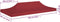 vidaXL - Partytentdak - 580 x 291 cm - UV- en waterbestendig - Bordeauxrood