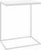 vidaXL - Bijzettafel - 55x35x66 - cm - bewerkt - hout - wit