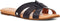 UGG Teague - Dames Slippers - Zacht leer - Black leather