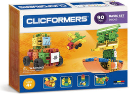 Clicformers bouwblokken - Basis 90 onderdelen - clicks - Bouwset - constructie - educatief