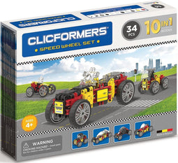 Clicformers Racewagenset 74-delig