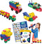 Clics Build & Play 8-in-1 bouwblokken– DUURZAAM SPEELGOED gemaakt van GERECYCLEERDE kunststof- bouwset 5 in 1 - speelgoed 4,5,6,7,8 jaar jongens en meisjes- educatief speelgoed- Montessori speelgoed- constructie speelgoed