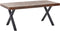 CLIFTON - Eettafel - Donkerbruin - 180 x 90 cm - Grenenhout