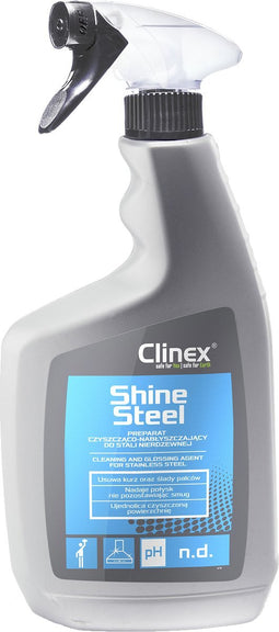 Clinex Shine Steel Reinigings- en glansmiddel voor roestvrij staal 650 ml