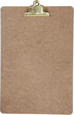 Clipboard/klembord/memobord voor documenten - hardboard - A4 formaat - met stevige klem