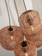 GOOD&MOJO Hanglamp Tanami - Rotan Zwart - 3L - Modern - Hanglampen Eetkamer, Slaapkamer, Woonkamer