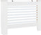 vidaXL Radiatorombouwen 2 st 112x19x81.5 cm MDF wit