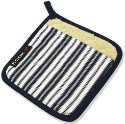KOOK Pannenlap Streep - Donkerblauw