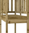 vidaXL Speeltoren 52,5x110,5x214 cm geïmpregneerd grenenhout