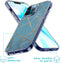 iMoshion Hoesje Geschikt voor iPhone 12 Pro / 12 Hoesje Siliconen - iMoshion Design hoesje - Blauw / Meerkleurig / Goud / Blue Graphic