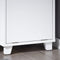 SoBuy BZR146-W - Badkamerkast - Afneembare wasmand - Wit