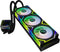 XPG Levante II - All-in-one liquid cooler - 360mm - 3 ventilatoren - Zwart