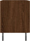 vidaXL - Nachtkastje - 40x35x47,5 - cm - bewerkt - hout - bruin - eikenkleur