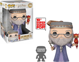 Harry Potter Dumbledore With Fawkes - Jumbo Pop! Vinylfiguur 110 - Hoogte ca. 26 cm