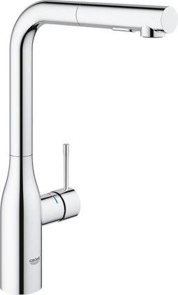 GROHE Essence - Keukenkraan - Hoge uitloop 360° draaibaar - Uittrekbare handdouche - Chroom