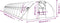 vidaXL - Tuinkas - met - stalen - frame - 56 - m² - 14x4x2 - m - groen