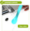 HI NATURE™ Babyvoeding bewaarbakjes - 100% BPA-vrij siliconen - Inclusief 4 babylepels (2 stuks)
