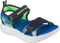 Skechers Microspec-Splash - Jongens Sandalen - Maat 35 - Zwart