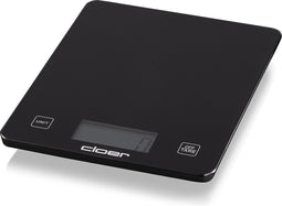 Cloer keukenweegschaal zwart 6870
