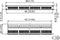Metz Connect 130921-E - Patchpaneel - 24 poorten CAT 6A 1 HE RVS