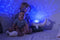 Cloud B Tranquil Whale Familie Wit Walvis Muzikale Babyprojector
