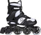 Cloud Fitness inline skates 82A zwart/wit maat 45 - Skeelers