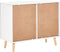 CLOUDY - Dressoir - Wit/Lichthout - MDF