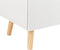 CLOUDY - Dressoir - Wit/Lichthout - MDF