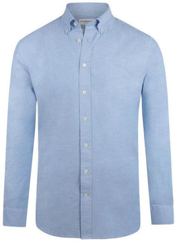 McGregor Mm999 6001 01 2001 - Overhemd Oxford Stretch - Regular fit - Lichtblauw - Maat XL
