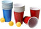 Clown Games Beerpong - Actiespel - 20 Cups - 6 Ballen - 2-4 spelers