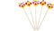 Clown op prikker (FSC®) 190 mm | Inhoud: 100 stuks