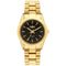 IKKI BRONX BX14 Dames Horloge - 3ATM Waterdicht - RVS - Goudkleurig / Zwart