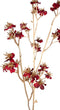 PTMD Blossom Flower Bloesem Kunsttak - 50 x 15 x 84 cm - Rood/goud