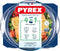Pyrex - 4 In 1 Ovenschaal Rond met Deksel 2,1 liter - Borosilicaatglas - (2 stuks)