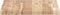 vidaXL - Wandschap - zwevend - 60x30x2 - cm - onbehandeld - massief - acaciahout