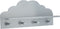 Atmosphera Wolk kinderkapstok met plankje grijs - 127163C - Decoratief & Wandmontage