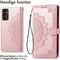 iMoshion Hoesje Geschikt voor Samsung Galaxy A14 (5G) / A14 (4G) Hoesje Met Pasjeshouder - iMoshion Mandala Bookcase - Rosé Goud