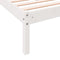 vidaXL - Bedframe - extra - lang - zonder - matras - grenenhout - wit - 100x210 - cm